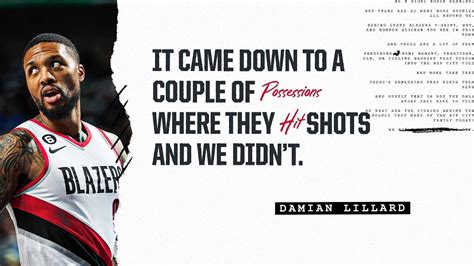 Damian Lillard: "It came down to a couple of possessions" | Nov. 12 - YouTube