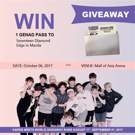 Seventeen Diamond Edge in Manila Ticket Selling Experience + Ticket Giveaway | Karen Meets World