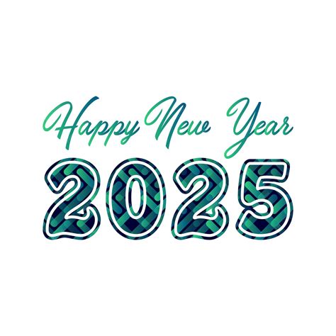 Premium Vector | 2025 typography logo design concept happy new year ...