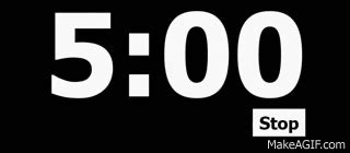 5 Minute Countdown Timer on Make a GIF