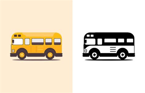 5 Back To School Bus Vector Designs & Graphics