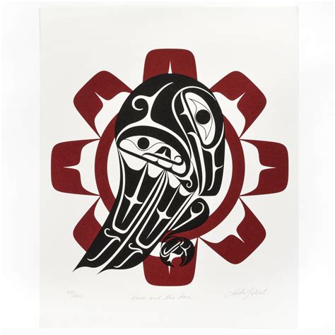 Northwest Coast Native Raven and Sun Limited Edition Print - Etsy Canada