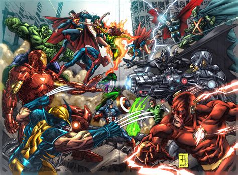 MARVEL VS DC by arfel1989 on DeviantArt