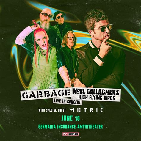 Garbage & Noel Gallagher's High Flying Birds w/ Metric in Austin