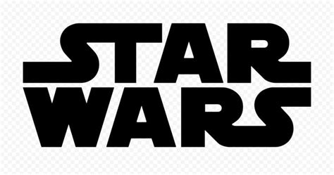 HD Black Star Wars Logo PNG | Star wars stickers, Star wars logo, Star wars