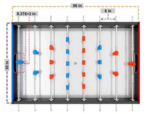 Foosball Table Dimensions - jengordon288