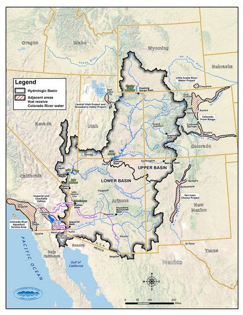 detailedbasinmap.png (1500×1941) | Colorado river, River basin, Colorado