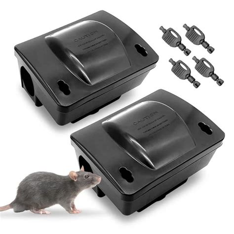 Rodent Bait Station – Eliminates Rats, Mice and Chipmunk Fast – GLS ...