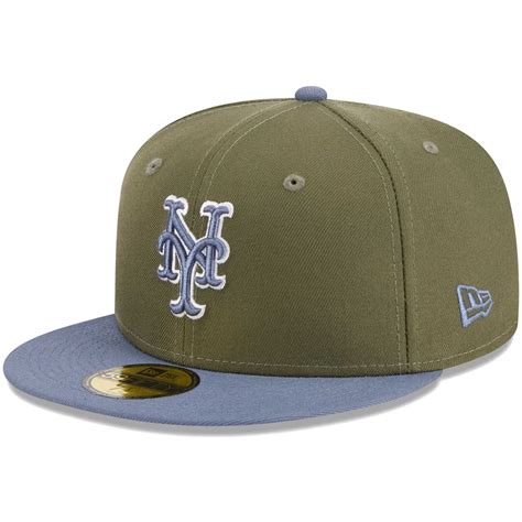 New Era New York Mets Olive/Blue 2023 59FIFTY Fitted Hat