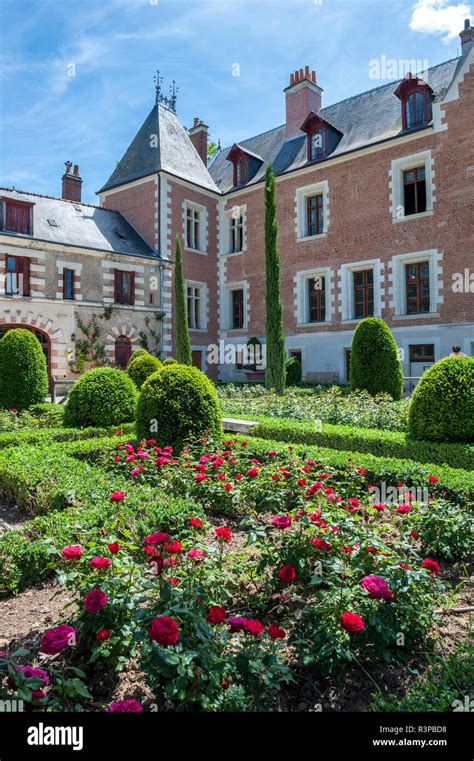 Chateau du Clos Luce, Leonardo da Vinci Park, Amboise, France Stock ...