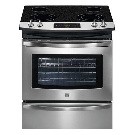 Kenmore 46783 30" Self Clean Slide-In Electric Range w/ Ceramic Smoothtop Cooktop - Stainless Steel