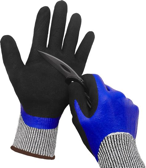 Amazon.com: 2 Pairs ATM A Cut Resistant Hand Work Gloves, Anti Slip and ...