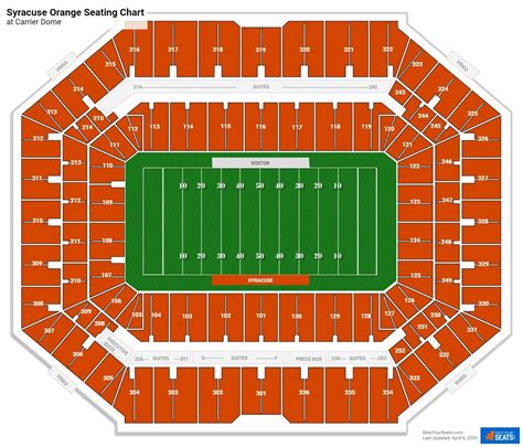 Syracuse Basketball Carrier Dome Seating Chart | Elcho Table