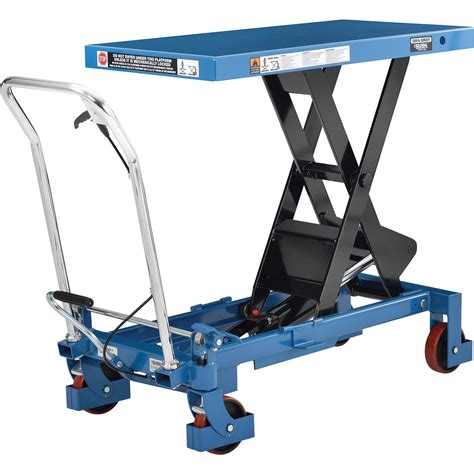 2200 Lb. Capacity Mobile Heavy Duty Scissor Lift Table, 40 x 20 Platform 707022330077 | eBay