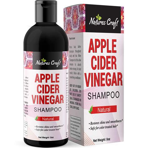 Raw Apple Cider Vinegar Shampoo for Hair Growth Oily Hair Sulfate Free ...