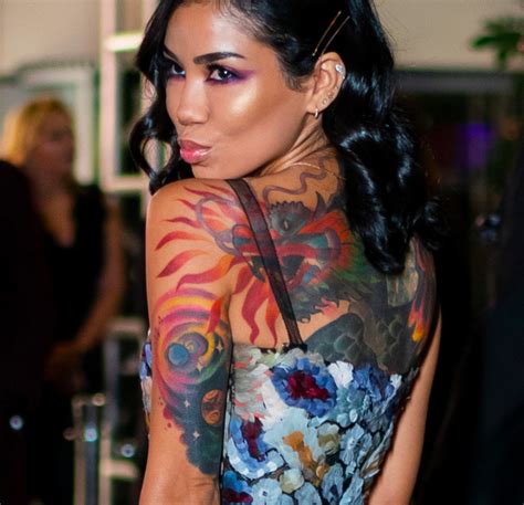 Stories and Meanings Behind Jhené Aiko's Tattoos - Tattoo Me Now