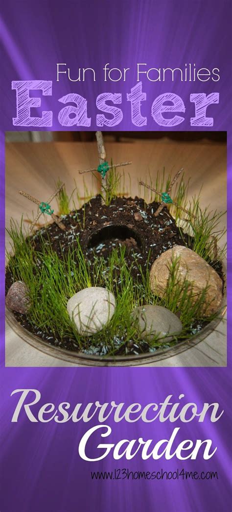 Resurrection Garden Craft - Easter Activities for Families | Resurrection garden, Easter ...