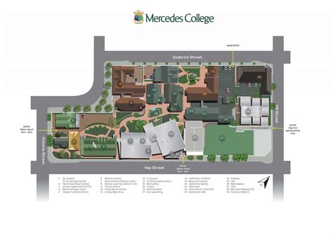 Campus Map | Parent Resources | Mercedes College - Perth WA