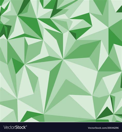 Abstract green pattern of geometric shapes Vector Image