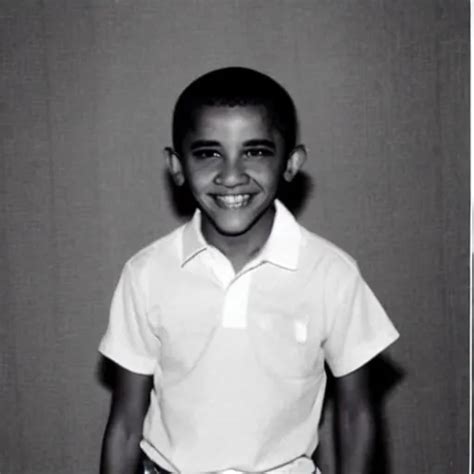 Barack Obama as a kid | Stable Diffusion