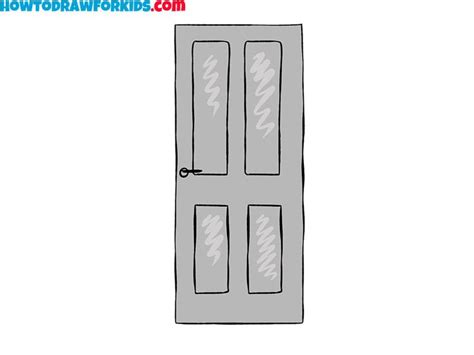 How to Draw a Door | Drawings, Easy drawings, Drawing tutorial