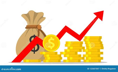 Profit Money Or Budget Vector Illustration, Flat Cartoon Pile Of Paper ...