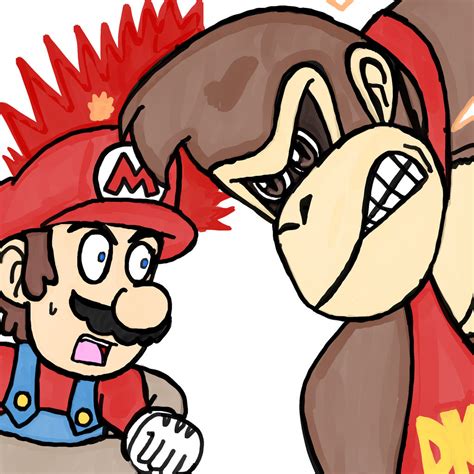 Mario and Donkey Kong by RobynHillZoneAct25 on DeviantArt