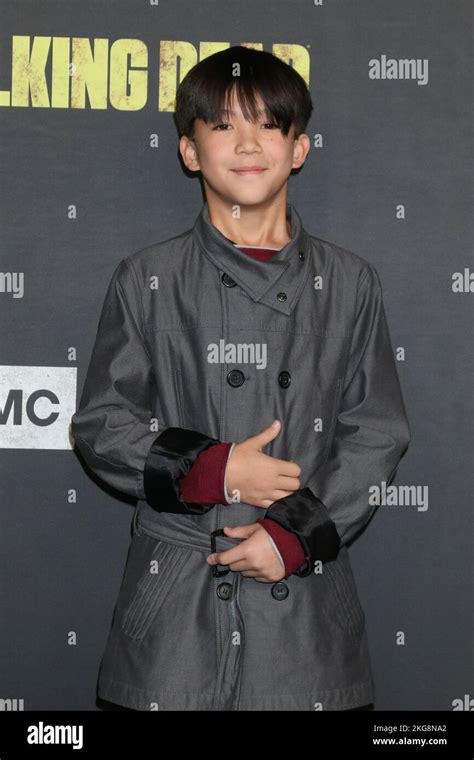 LOS ANGELES - NOV 20: Kien Michael Spiller at The Walking Dead Finale at Orpheum Theatre on ...