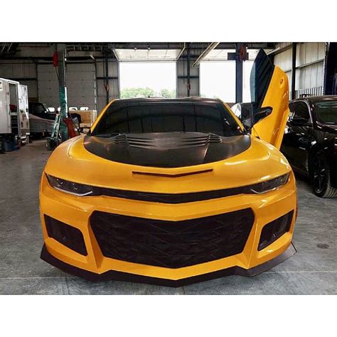 Bumblebee in the transformation, the ZL1 front bumper installed, CAMARO5 with CAMARO6 ZL1 bumper ...