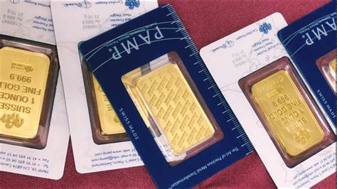 SD Bullion Unboxing Video PAMP New Design 1 Oz Gold Bars » GoldiPay.com