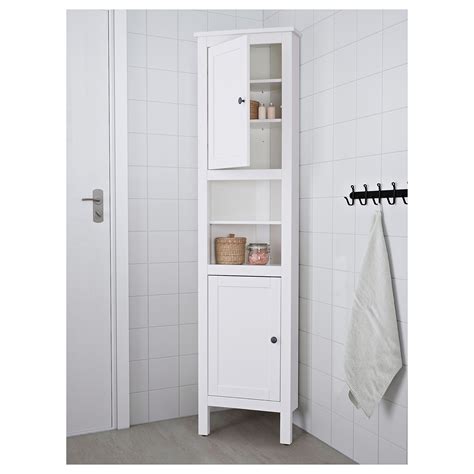 IKEA - HEMNES Corner cabinet white | Bathroom corner cabinet, Small bathroom, Bathroom furniture