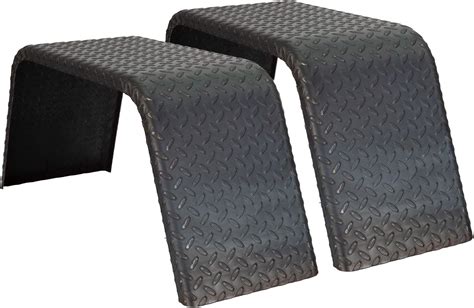 Amazon.com: RecPro Trailer Fender 14 Gauge Steel Diamond Plate | 32" x ...