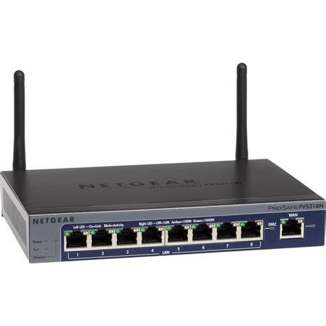 Netgear Prosafe Wireless 8-Port Gigabit VPN FVS318N-100NAS B&H