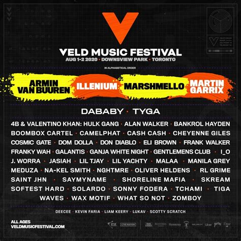 VELD Music Festival releases lineup for 2020 - Cannabis News Canada