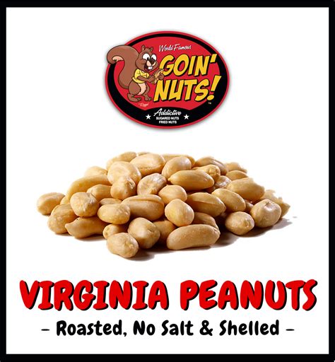 Virginia Roasted & No Salt Peanuts