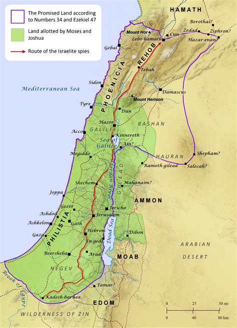 The Land Of Promise: A Glimpse Into The Geography Of Biblical Israel - Google Map Toronto: Your ...