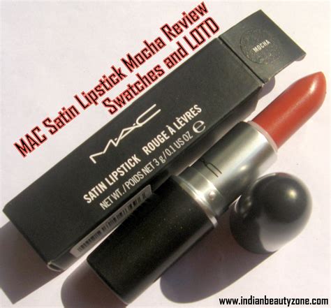 Indian Beauty Zone: MAC Satin Lipstick Mocha Review, Swatches and LOTD