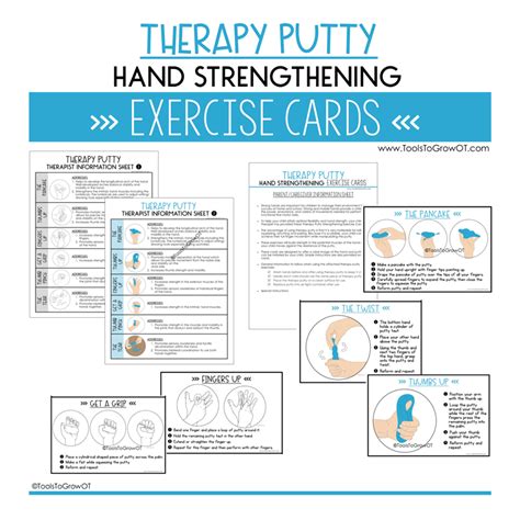 Hand Therapy Putty Exercises | Blog | Tools To Grow, Inc.