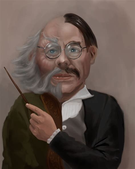 Professor Flitwick, Nicholas RGreen on ArtStation at https://www.artstation.com/artwork/g2wVee ...