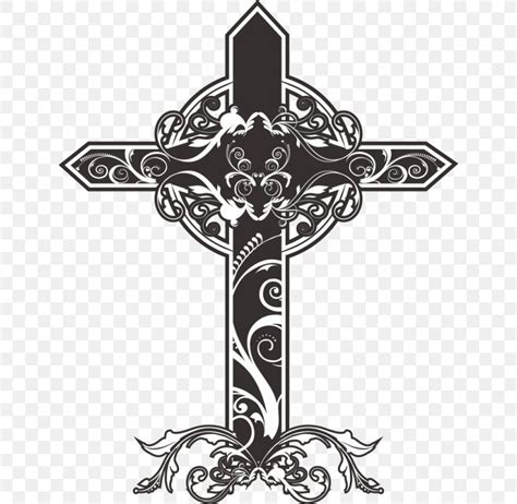 Christian Cross Vector Graphics Image Clip Art, PNG, 800x800px, Cross, Art, Black And White ...