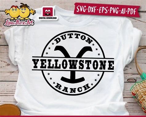 Yellowstone svg Dutton Ranch SVG File yellowstone inspired shirt design ...