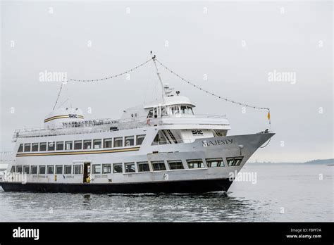 Boston Harbor Cruise Boat the Majesty Stock Photo - Alamy