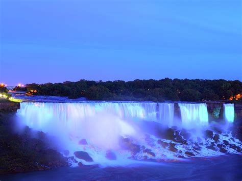 Niagara Falls at sunset Photograph by Alex Nikitsin