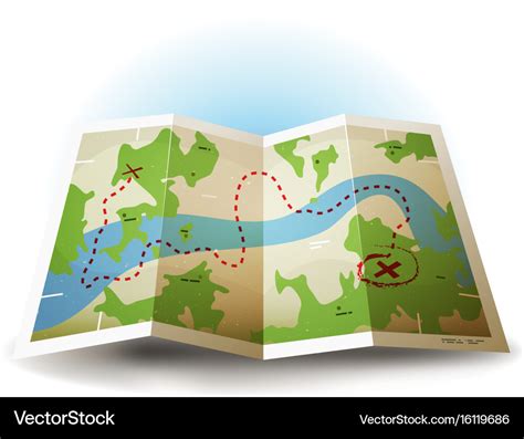 Cartoon grunge earth map icon Royalty Free Vector Image