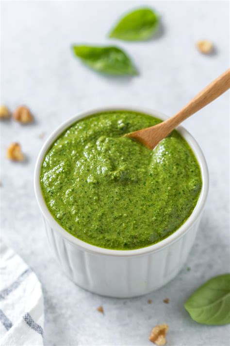 Basil Pesto Sauce Recipe No Cheese | Besto Blog