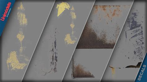 Rusty metal Decals Vol. 2 in Materials - UE Marketplace