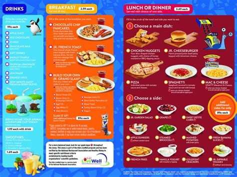 Denny's DreamWorks Animation Kids Menu - A Thrifty Diva