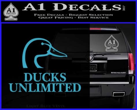 Ducks Unlimited Decal Sticker Full » A1 Decals