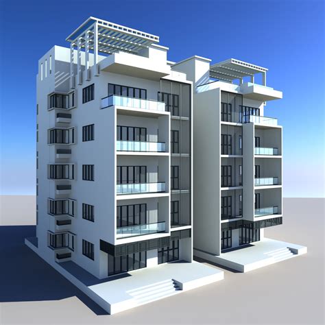 Condominium 3D Model $19 - .fbx .ma - Free3D