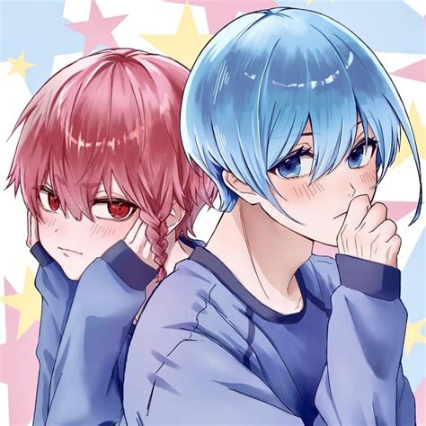 Hiori and Kurona Icon | Cute anime guys, Fan art, Anime